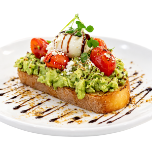 Avo on Toast (Feta, Confit Tomato)