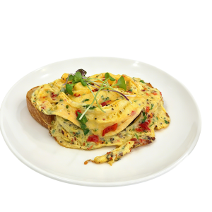 Chilli Scramble on Toast
