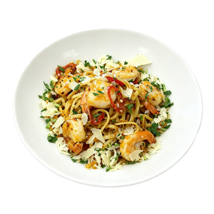 Chilli Crisp Prawn Pasta
