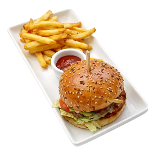 Wagyu Cheeseburger + Fries
